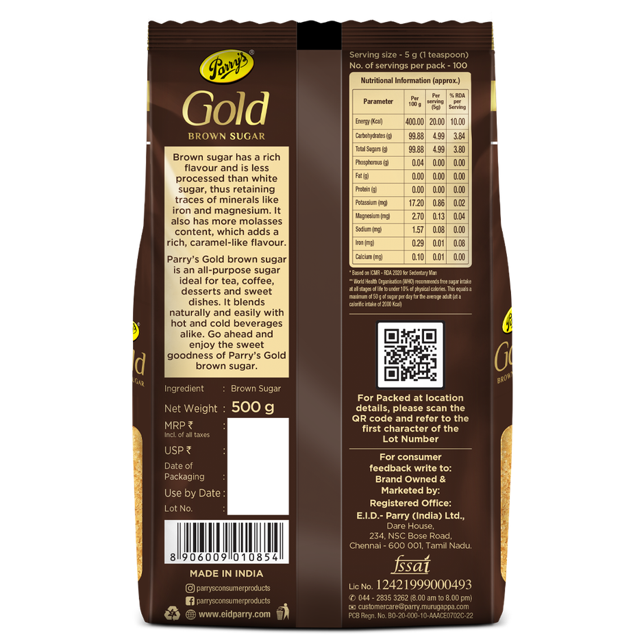 Parry's Gold  Brown Sugar