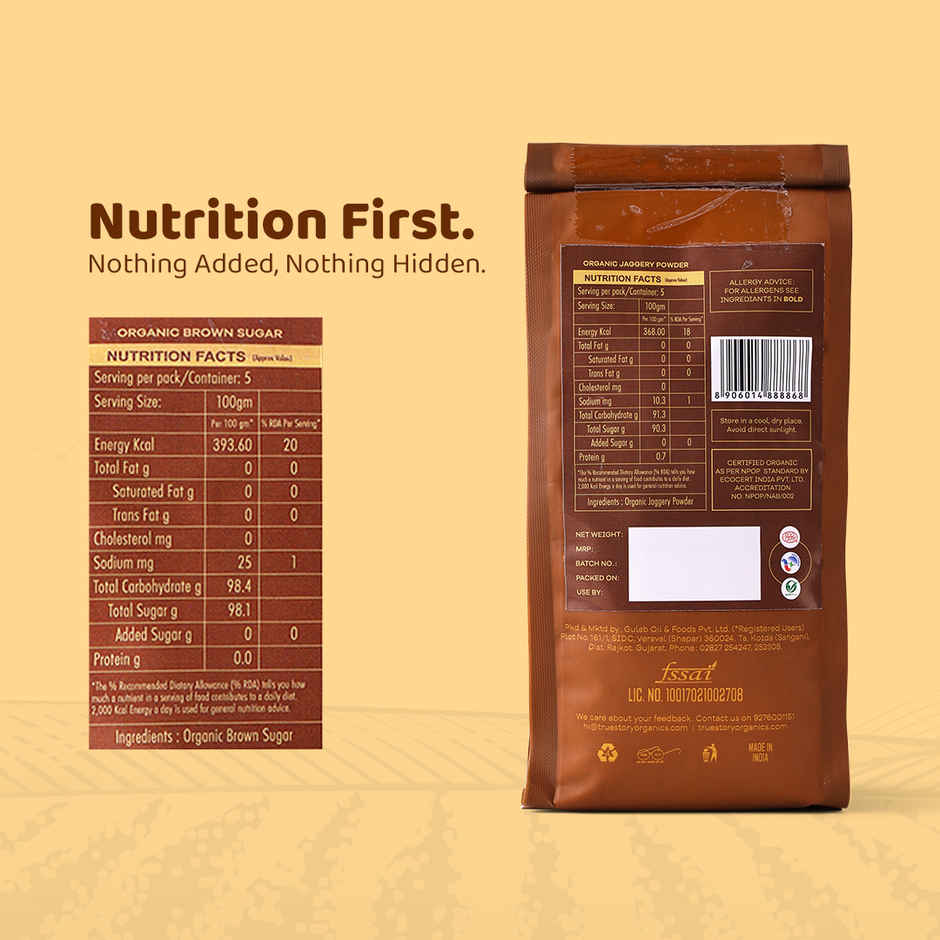 True Story Organic Jaggery Powder/ Gud Powder