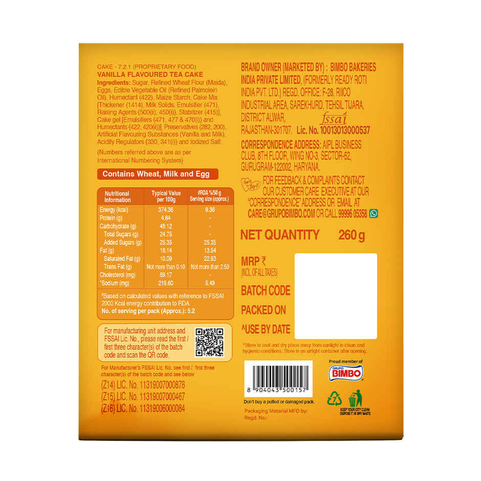 Modern English Tea Cake