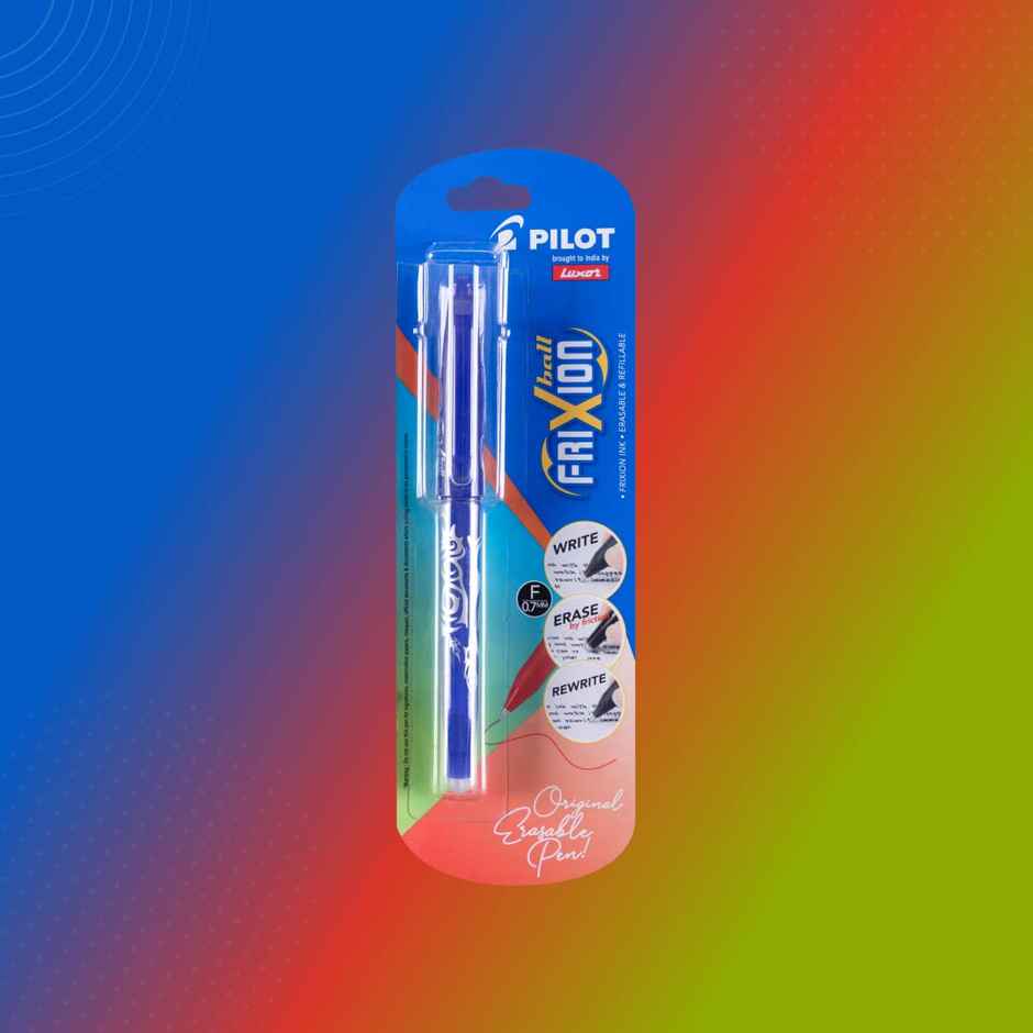 Pilot Frixion 0.7Mm Fine Point Roller Ball Pen ,Blue Ink, - 1 Pcs