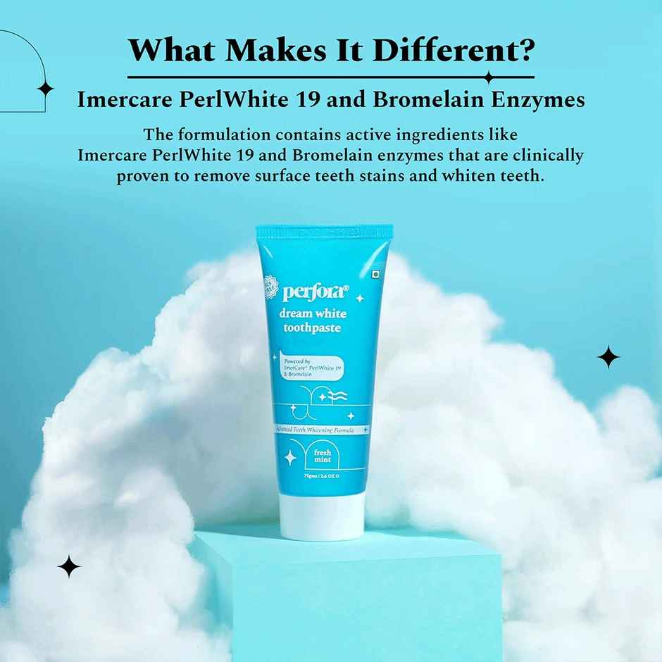 Perfora Dream White Teeth Whitening Toothpaste Combo