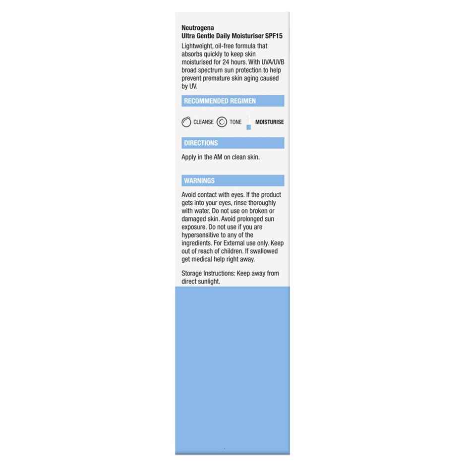 Neutrogena Ultra Gentle Daily Moisturiser SPF 15
