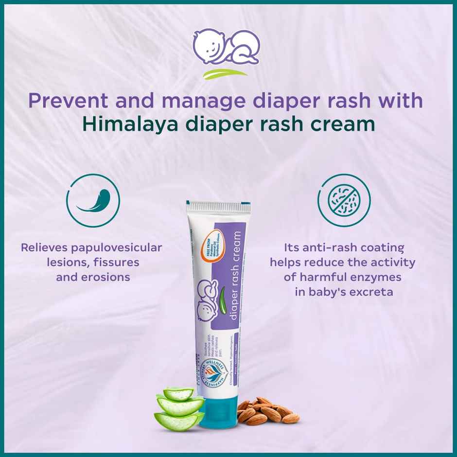 Himalaya Baby Diaper Rash Cream Relieves Rashes Reduces Redness & Irritation