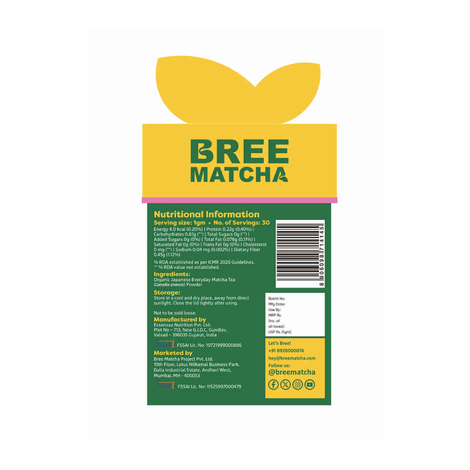 Bree Matcha Everyday Matcha Tea