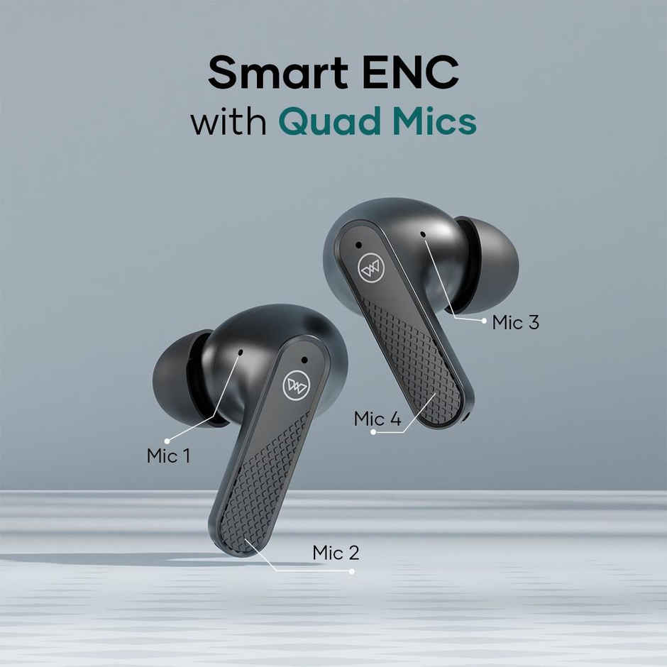 Wings Flobuds 400 TWS Earbuds - Black