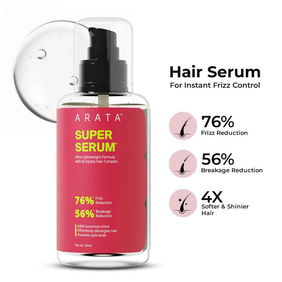 Arata Super Serum (Lightweight & Anti-Frizz, Adds Shine)