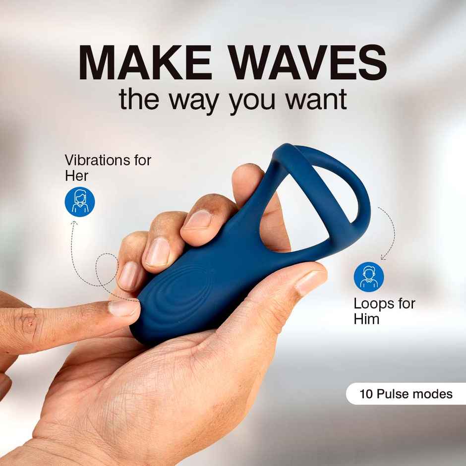 Skore Waves Mutual Satisfaction Vibrating Ring Massager