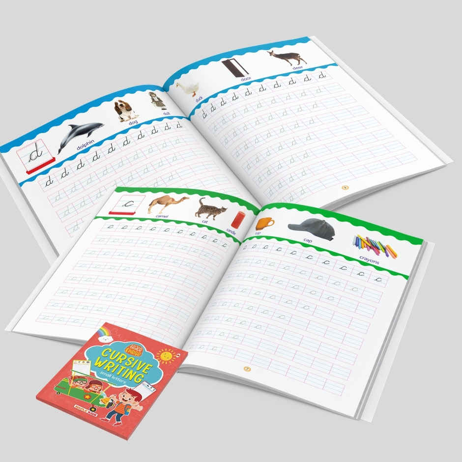 Maple Press Cursive Writing Book - Small Letters | Learn & Practice | Handwriting Practice Book | Age 2+ Years