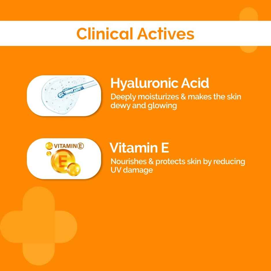 The Derma Co 1% Hyaluronic Sunscreen SPF 50 PA++++ Aqua Gel For Normal To Oily Skin Combo