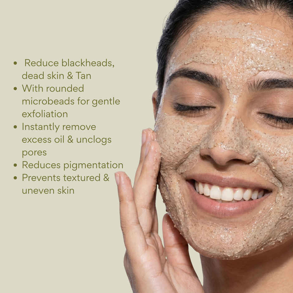 The Skin Story Face Scrub With Moringa Gently Removes Tan Blackheads Whiteheads Dead Skin Cells