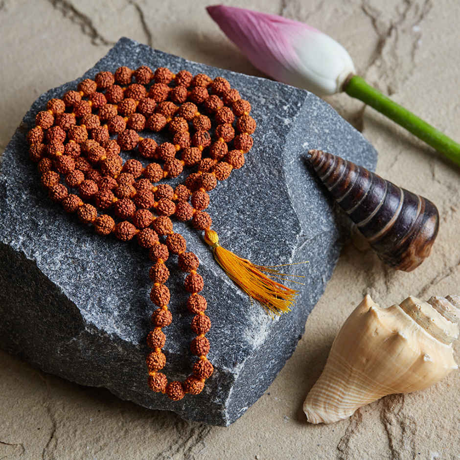 Original Rudraksha Puja Mala | 8 mm | ServDharm