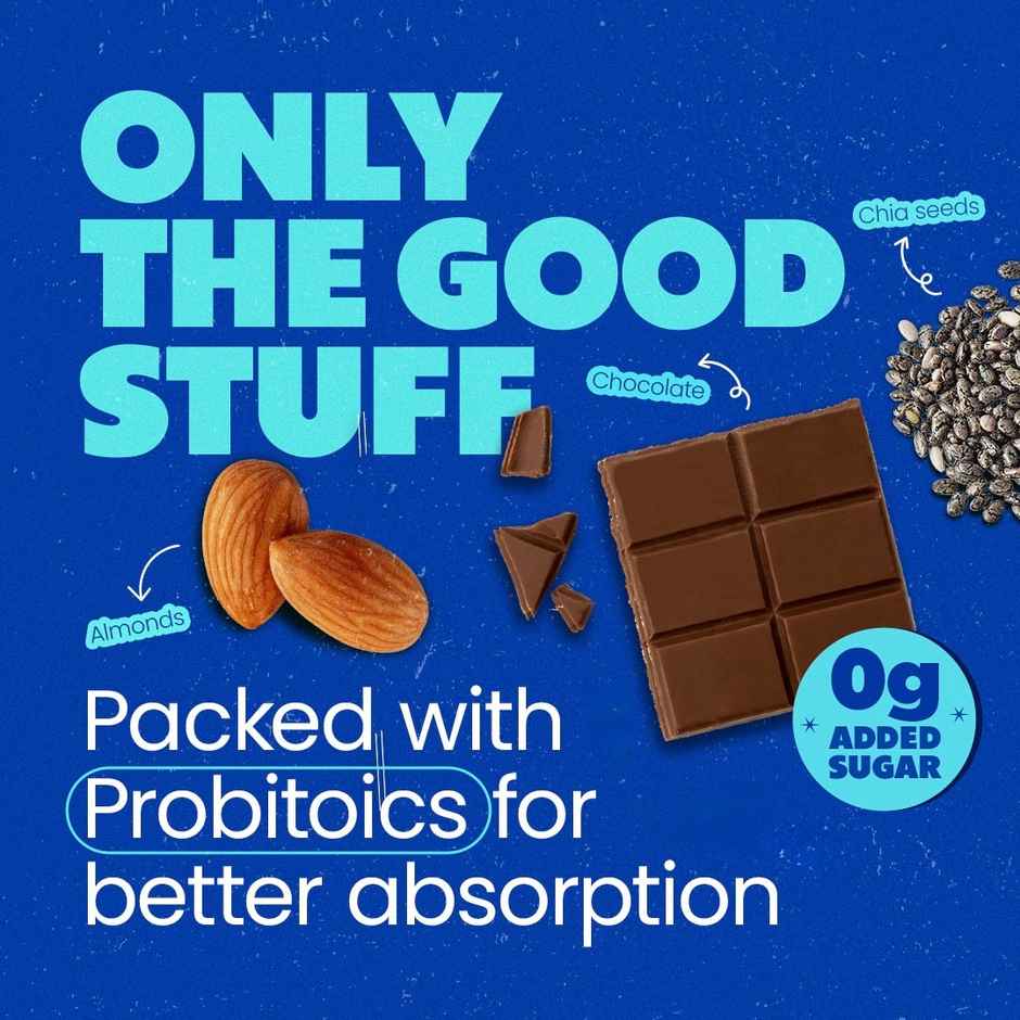 Yogabar 23 g High Protein Oats | Choco Almond | No Added Sugar 