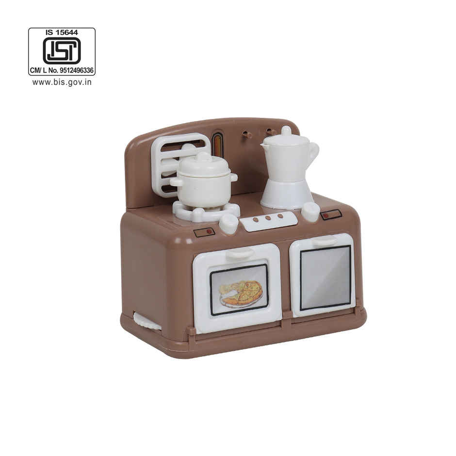 Anz Toy Brown Kitchen Mini Oven Ph 9412