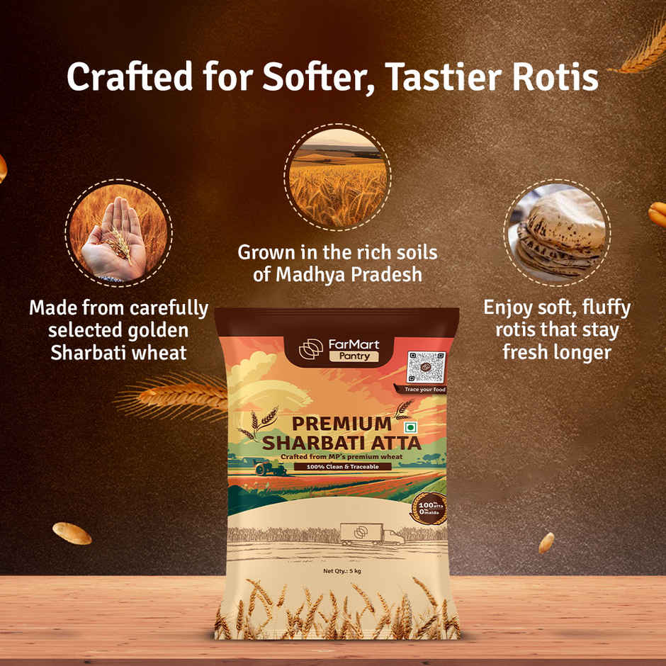 FarMart Pantry Premium Sharbati Atta