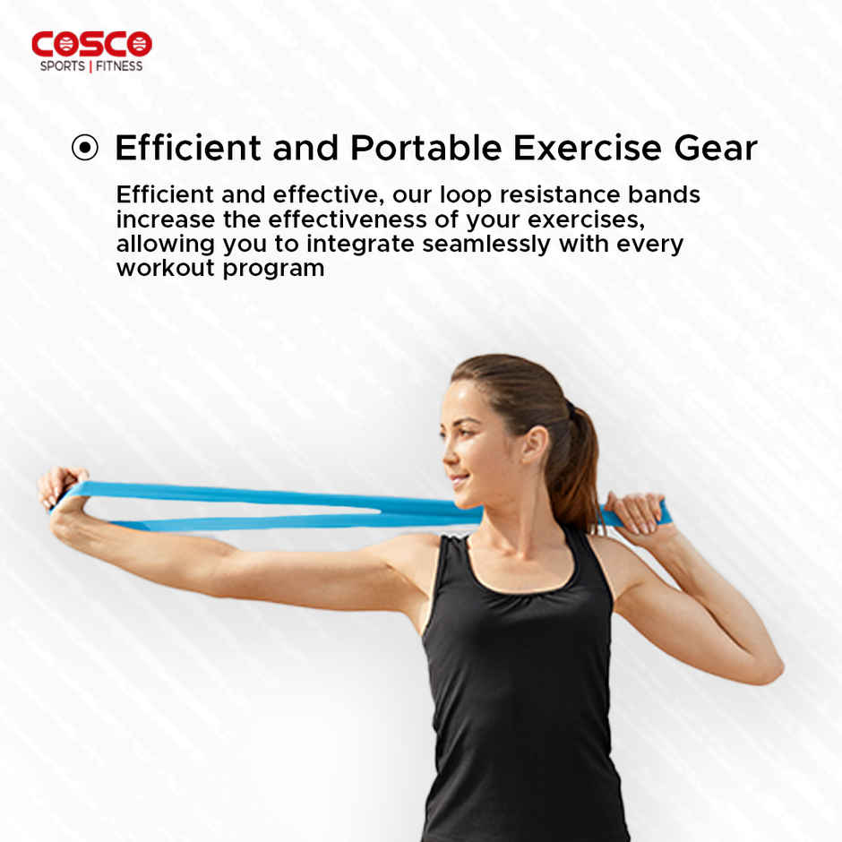 Cosco Stretch Resistance Band| Set Of 5|Made In India