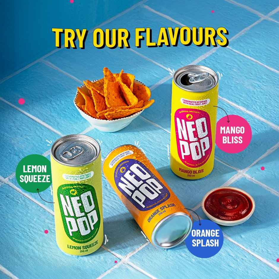 NEOPOP Mango Bliss Can | Ready to Drink Beverage