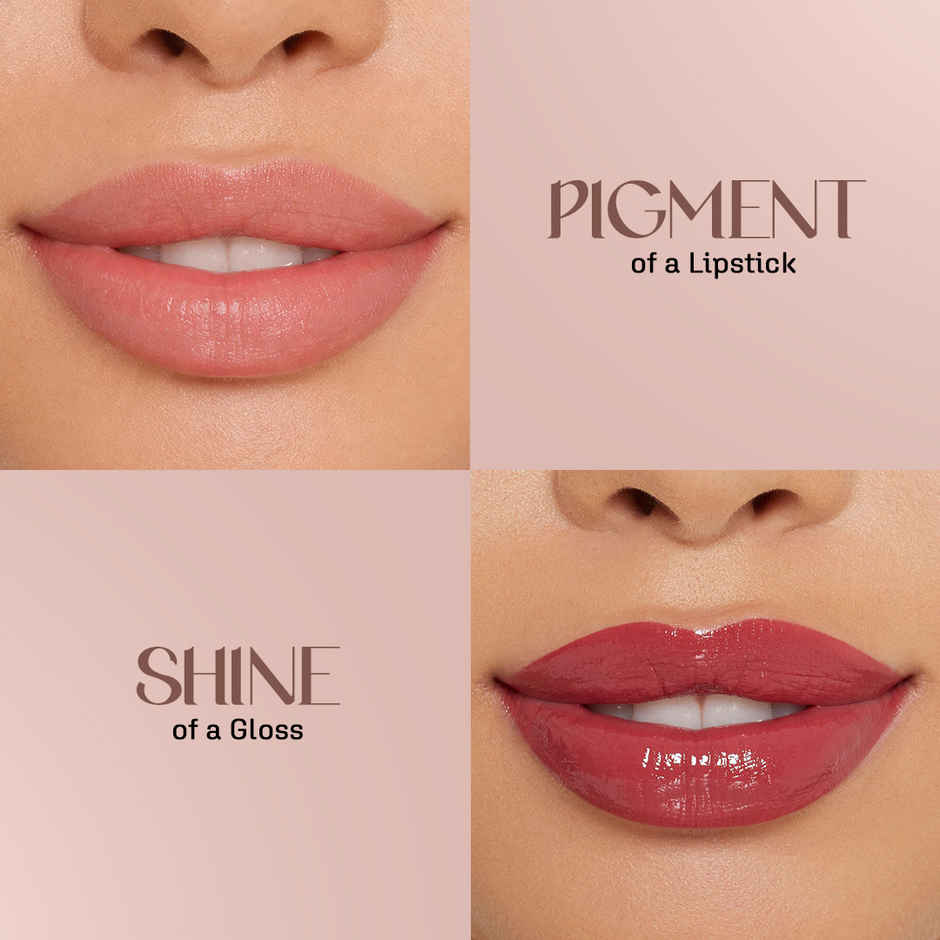 Colors Queen High Shine Gloss Stick enriched with Vitamin E & Squalane - 01 Mauve Macaron