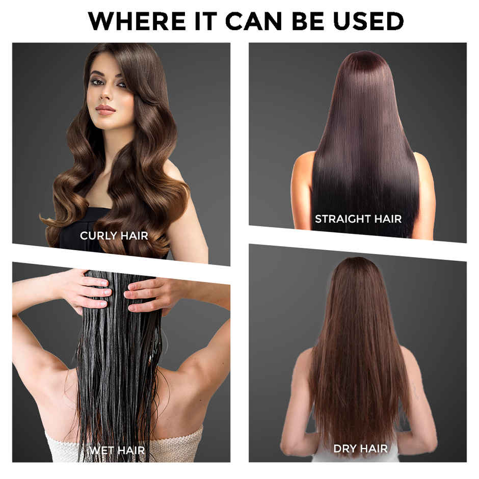 Winston 2 In 1 Hair Styling Blow Brush For Women - 1200 Watts (Black)