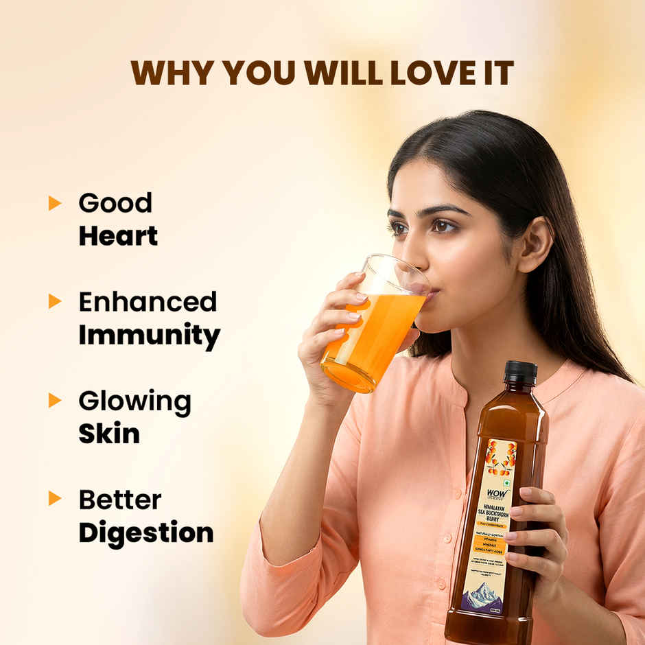 Wow Life Science Himalayan Sea Buckthorn Berry Pulp Concentrate
