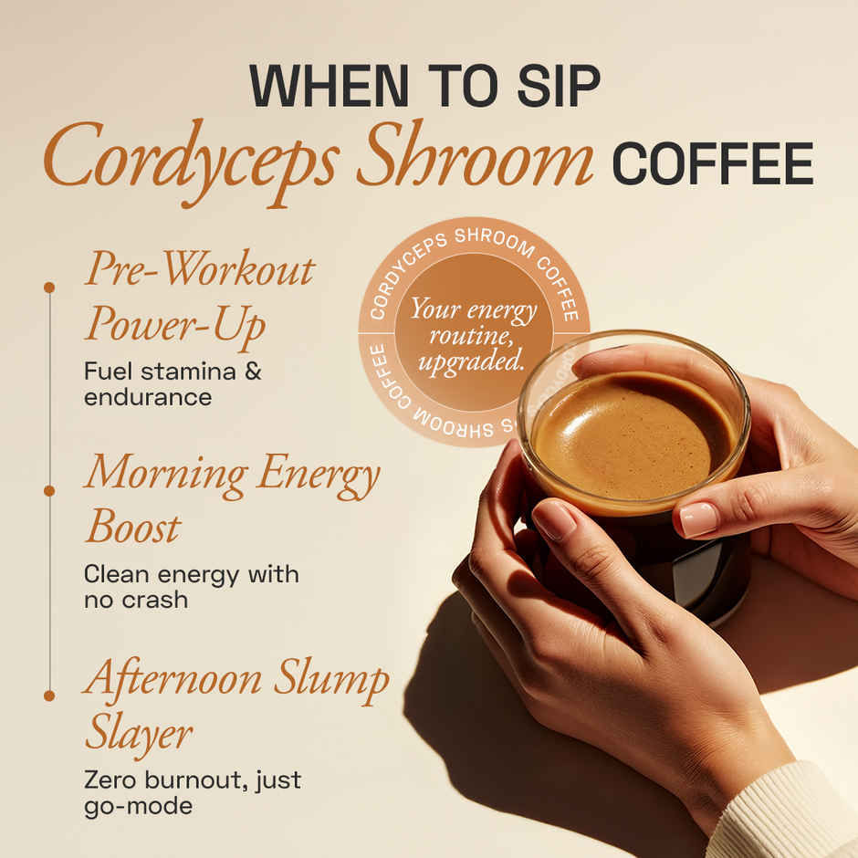 Ace Blend Cordyceps Mushroom Coffee | Natural Energy & Stamina Boost