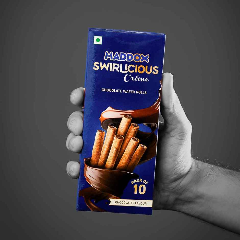Maddox Swirlicious Chocolate Wafer Rolls