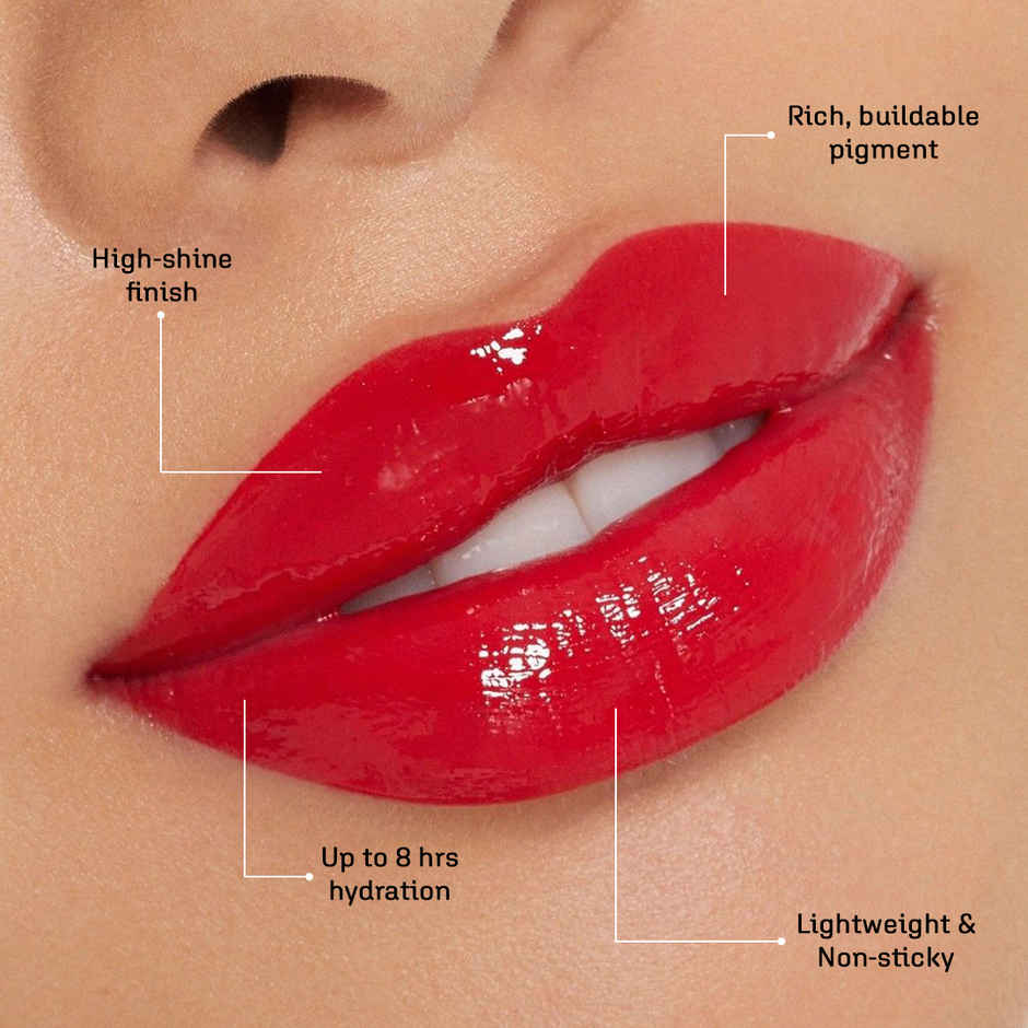 Colors Queen High Shine Gloss Stick enriched with Vitamin E & Squalane - 01 Mauve Macaron