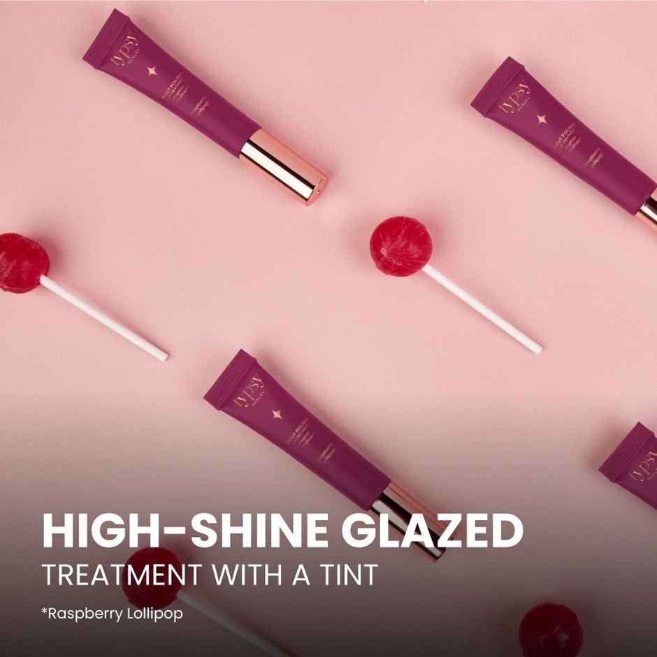 Typsy Beauty Pout Polish Peptide Lip Treatment Balm|Raspberry Lollipop |8Ml