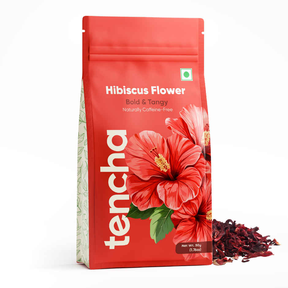 Tencha Hibiscus Flower Caffeine-Free Blue Tea Herbal Infusion