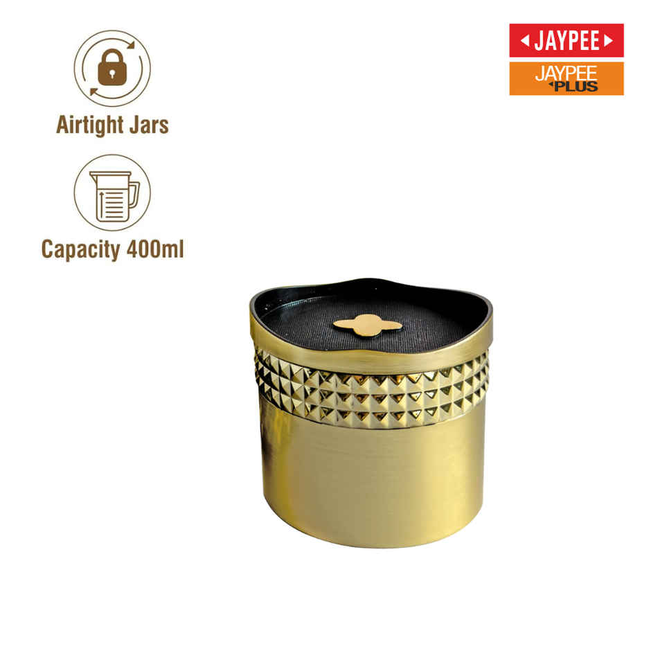 Jaypee Plus Floret Festive Jar Set With Tray, Air Tight Containers, Dry Fruit/Candy Set