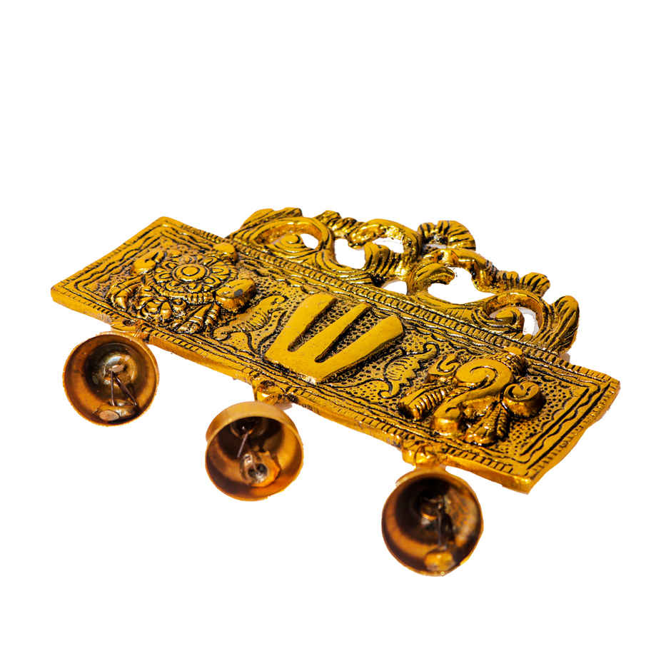 Tirupati Balaji Latkan for Door in Gold Polish | Devnidhi