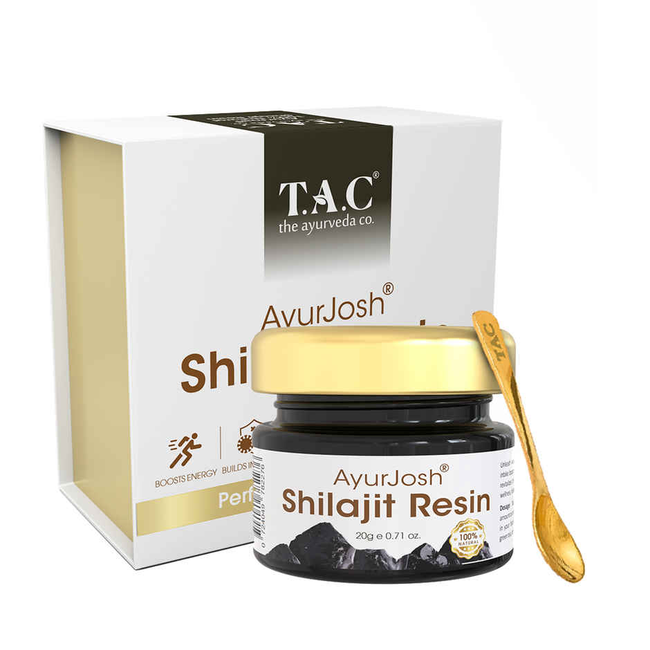The Ayurveda Co. Absolutely Pure & Natural Shilajit/Shalajeet For Immunity Metabolism & Stamina
