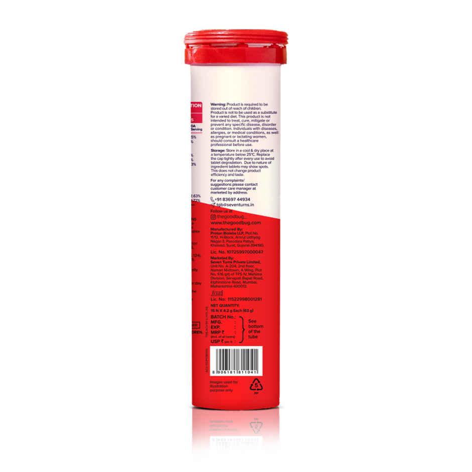 The Good Bug Apple Cider Vinegar Effervescent | For Weight Management & Digestive Support