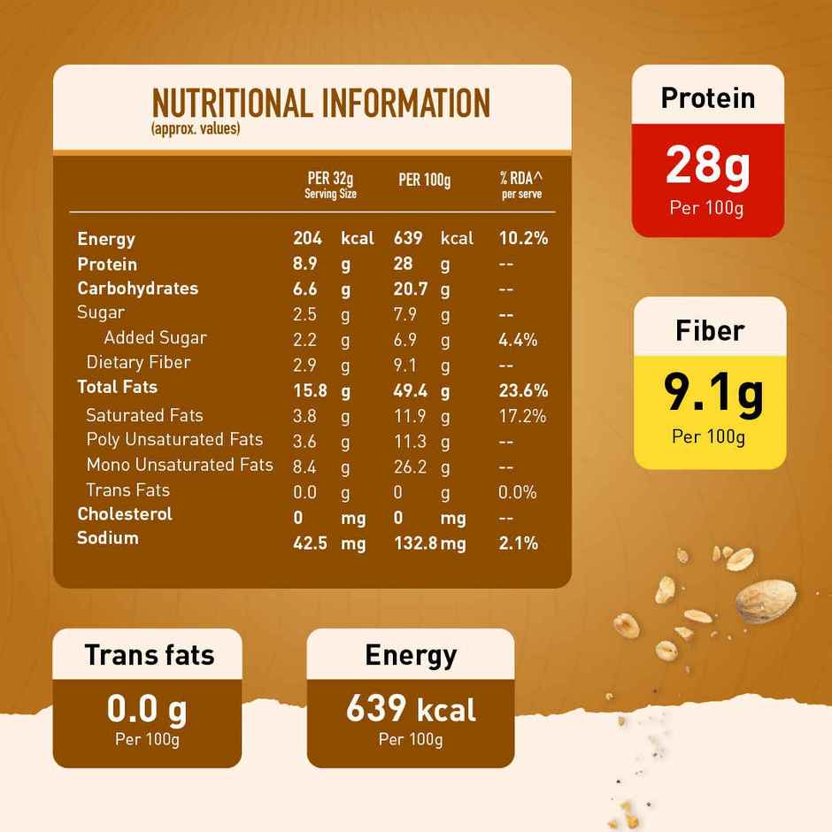 MyFitness Original Peanut Butter Crunchy Spread | High Protein