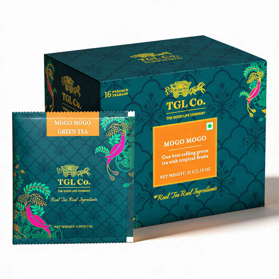 TGL Co. Mogo Mogo With Real Fruits Organic Green Tea
