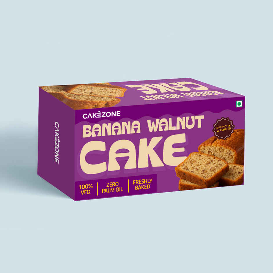 Cakezone Double Chocolate Brownie (85g) & Cakezone Banana Walnut Cake (180g) Combo