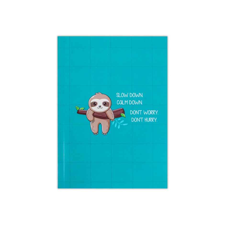 Itsy Bitsy Collectable Notebook Slow Down Calm Down A5 90gsm 64pages 1 Book Lb