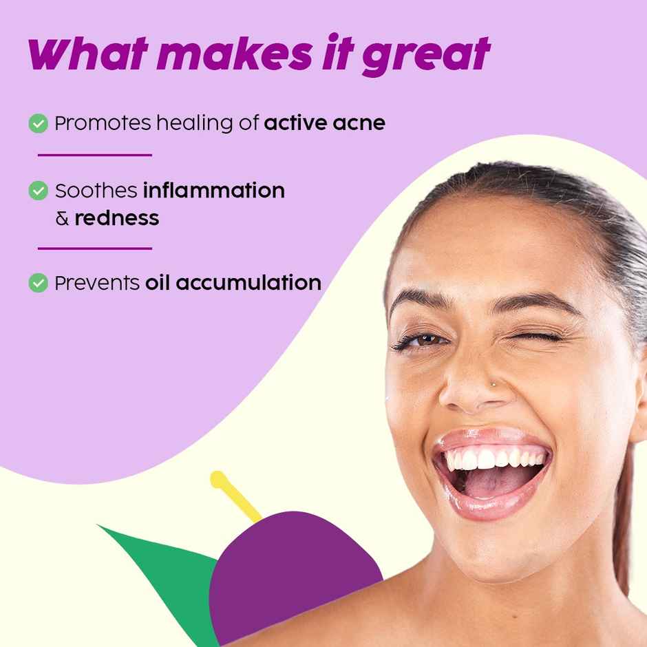 Plix The Plant Fix Jamun 2% Salicylic Acid Exfoliating Face Serum | For Active Acne & Blackheads Combo