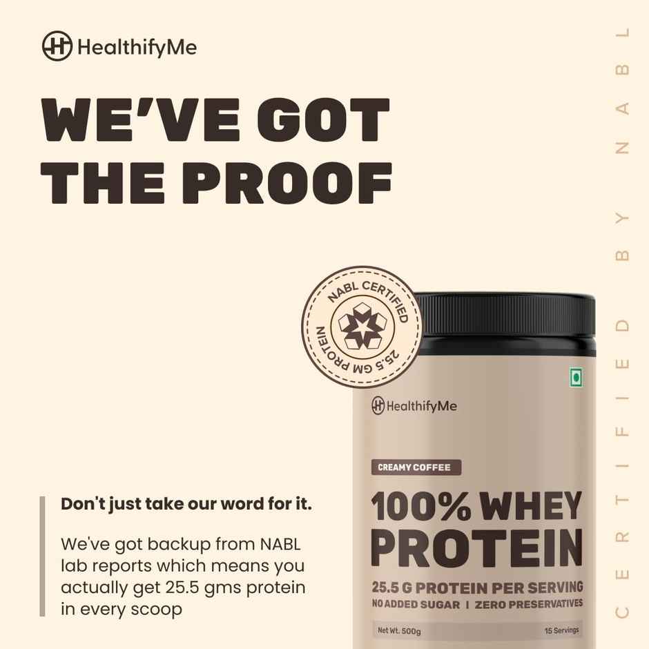 Healthifyme Whey Protein Blend Vanilla