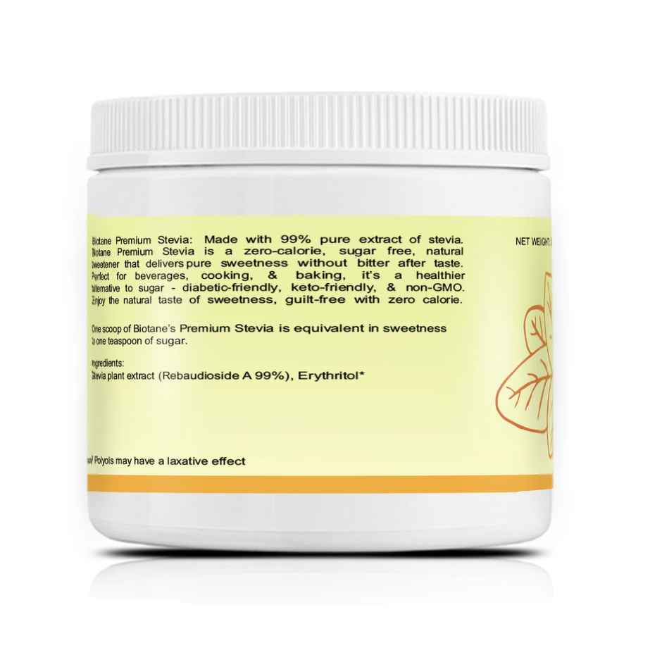 Biotane Premium Sugar Free Stevia Powder | Zero Calorie Powder