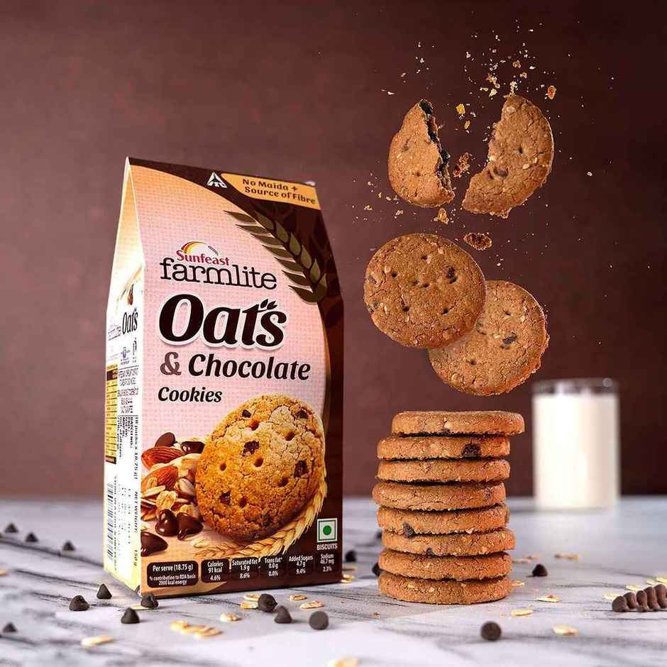 Oats & Chocolate Cookies By Sunfeast Farmlite
