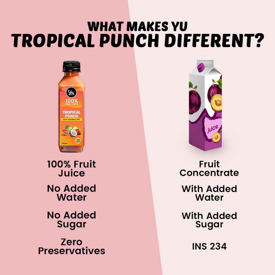 Yu Foods Tropical Punch Fruit Juice
