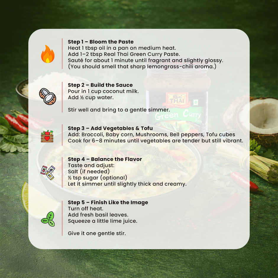 Real Thai Green Curry Paste