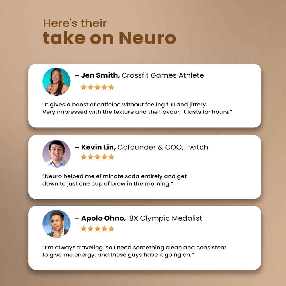Neuro Energy and Focus Gums Blister Iced Coffee  Combo