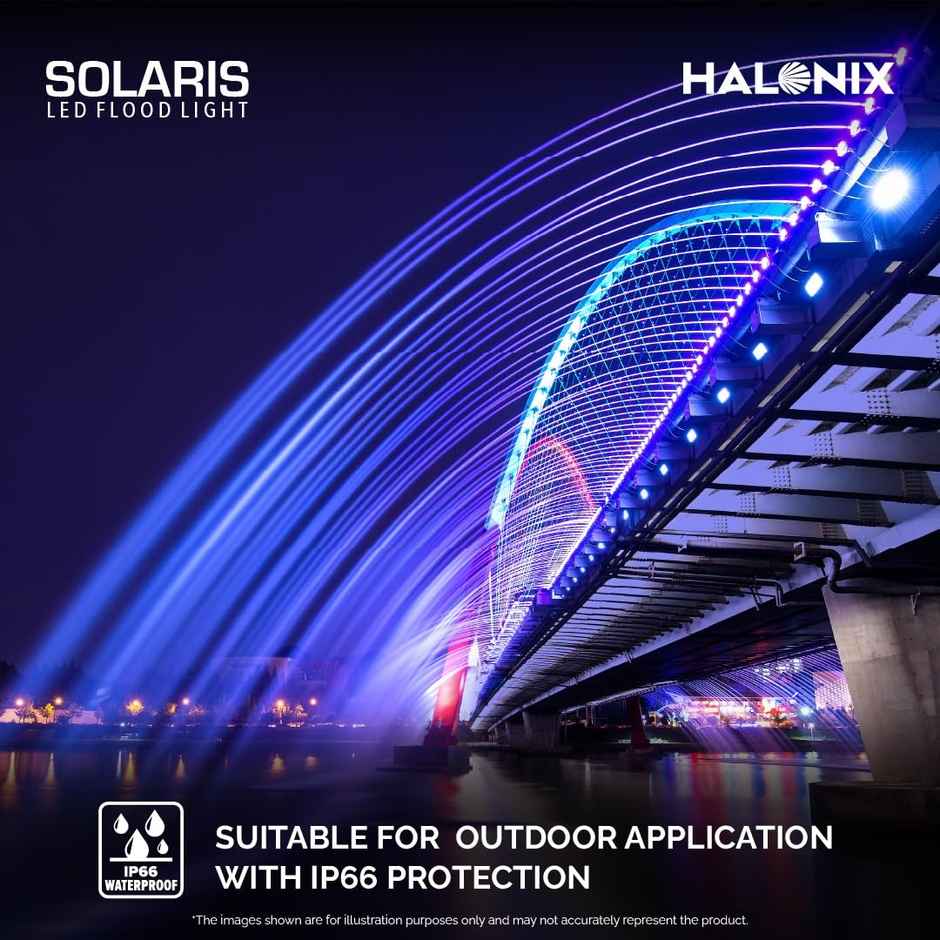 Halonix Solaris Waterproof Outdoor LED Flood 10 W Panel Light with IP65 Protection (White)