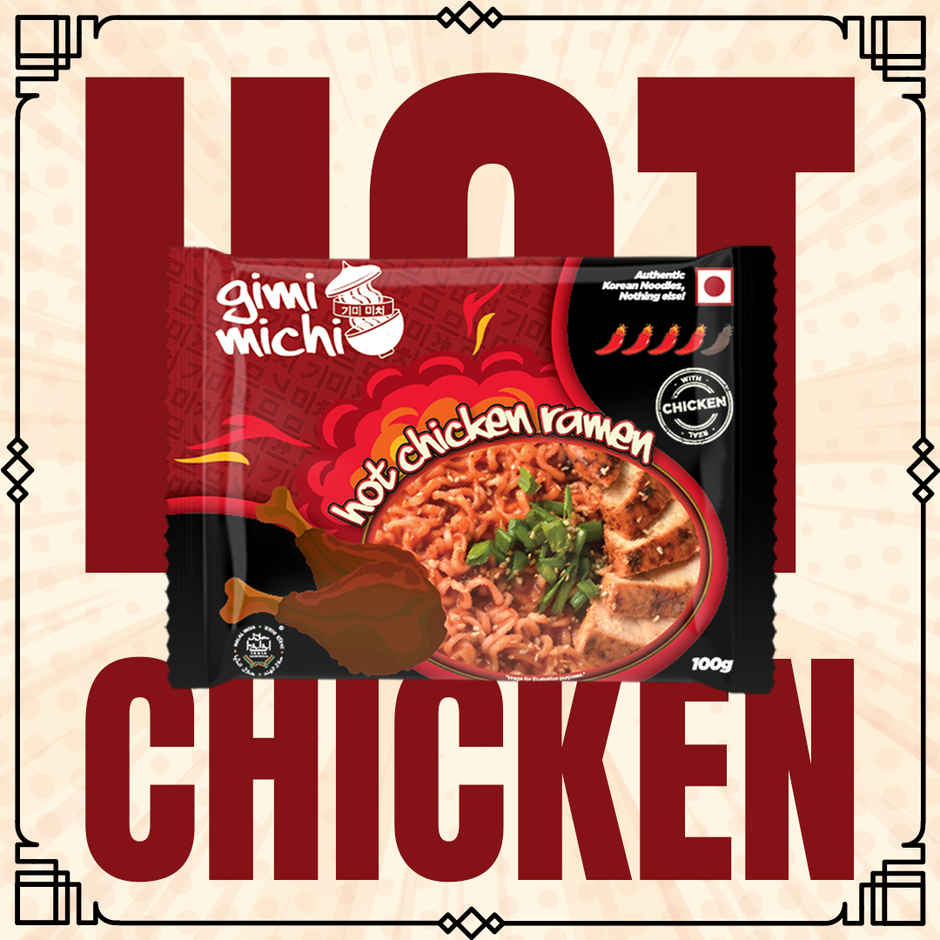 Gimi Michi Hot Chicken Ramen Instant Noodles