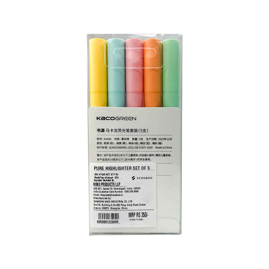Kaco Pure H Pastel Highlighters