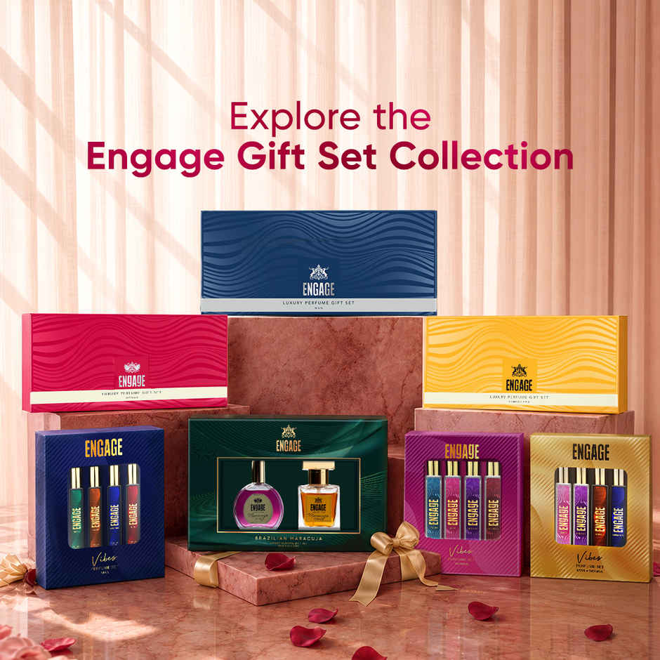 Engage Gift Assorted Luxury Perfume Set for Men & Women | 4 Unique EDPs| Couple Combo