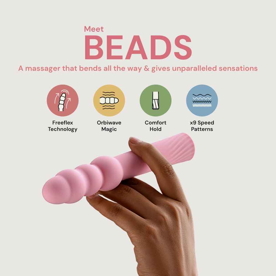 Thirdbase Beads Premium Vibrating Personal Massager for Women