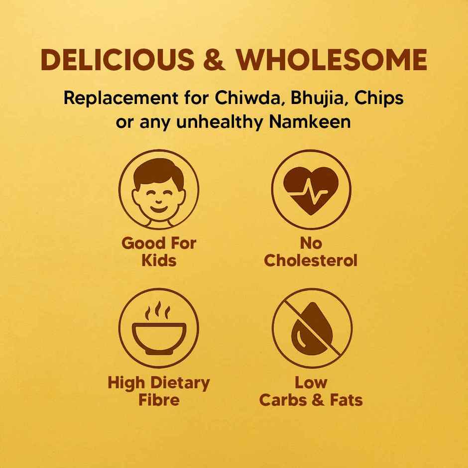 Eat Better Co Millet Bhujia Pudina Masti Roasted | Not Fried