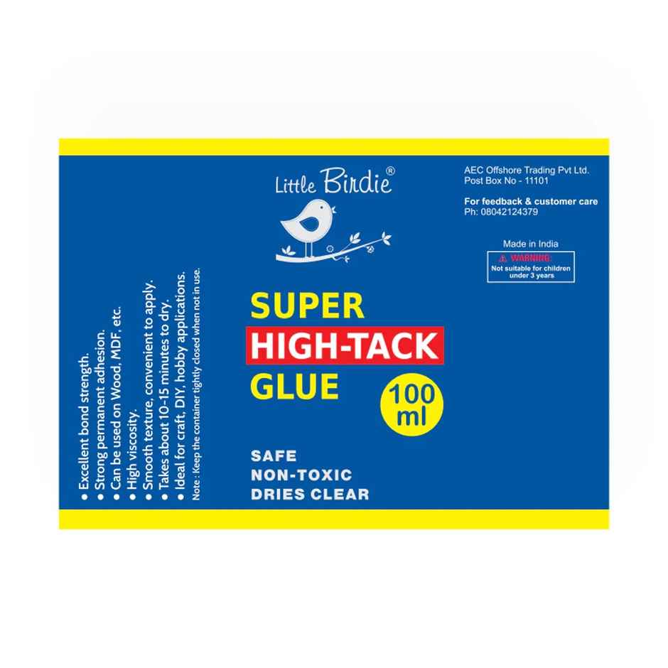 Itsy Bitsy Super Hightack Glue 100 ml Squeeze Bottle Lb
